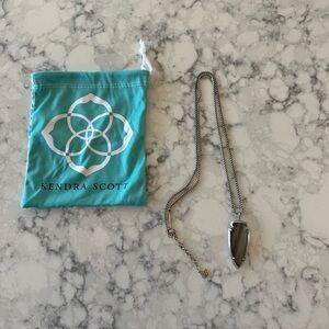 Kendra Scott Silver Pendant Necklace
